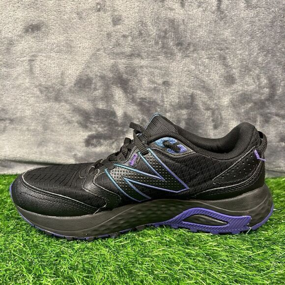 New Balance 410v7 Womens 9 Black Blue Shoes Sneaker Running Athletic‎ Trail Hike - Picture 5 of 13